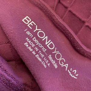 Beyond Yoga Pants - Beyond Yoga Can’t Quilt You Wild Plum Leggings Beyond Yoga Pants - Beyond Yoga Can’t Quilt You Wild Plum Leggings